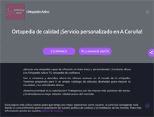 Tablet Screenshot of ortopediacoruna.com